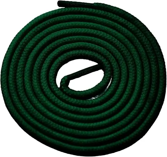 ROUND COLORED SHOELACE WITH METAL TIP