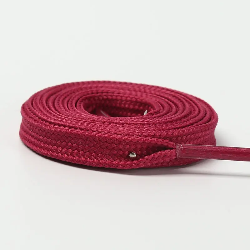 POLYESTER COLORED FLAT SHOELACE 64 INCHES