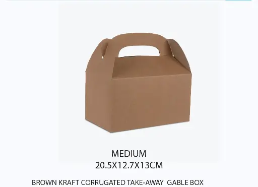 TAKE OUT (GABLE) BOX MEDIUM