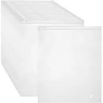 FROSTED ZIPLOCK WHITE - EXTRA LARGE (XL) 