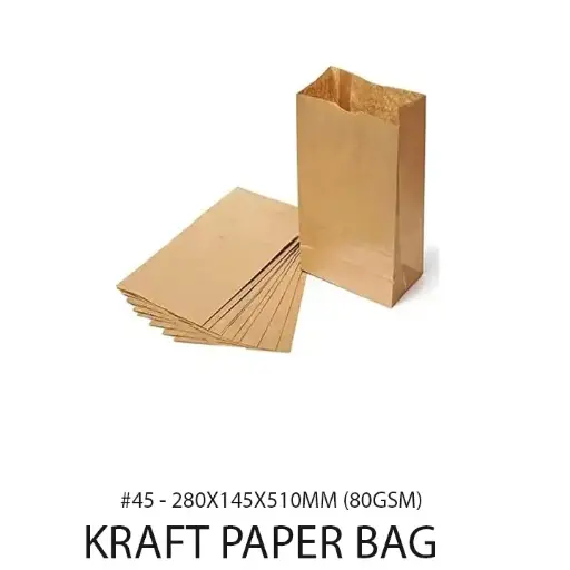 PAPER BAG WITHOUT HANDLE #45 